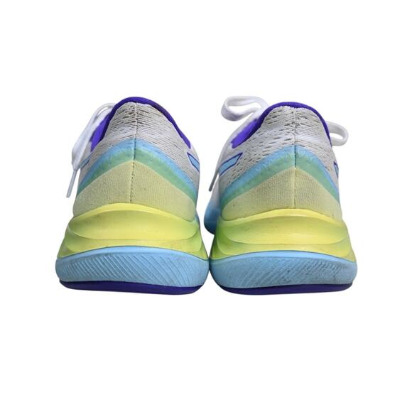 ASICS Womens 8 Gel Excite 8 Sneaker White Blue Purple F130221 - Picture 5 of 9